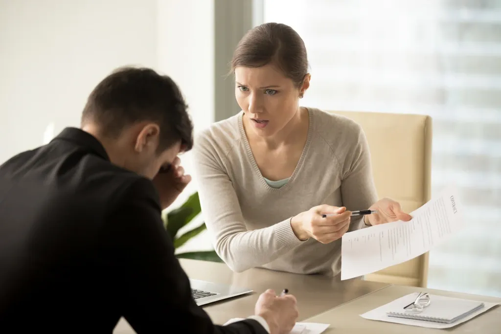 cliente mécontente se plaint à son prestataire de service informatique