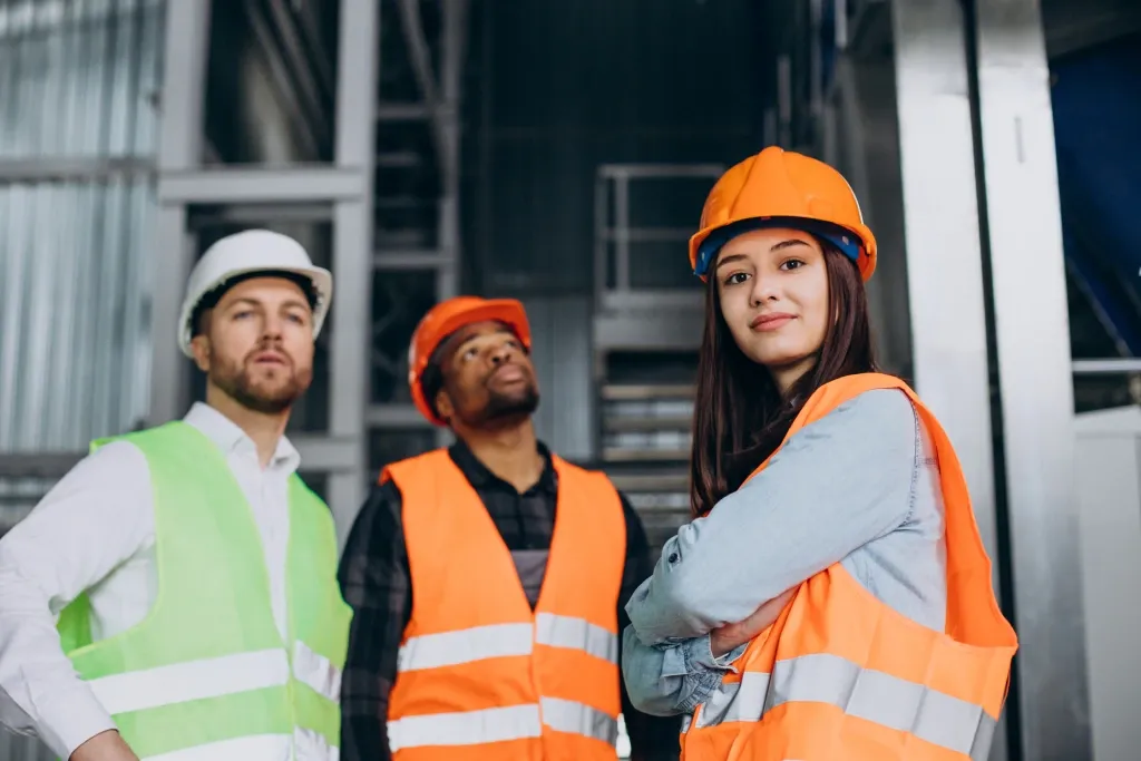 Des employé de l'usine sont rassurés car conscients et couverts des risques